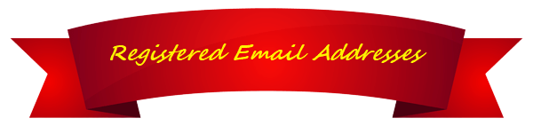 Registered Email Addresses